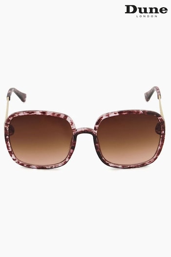 Dune London Natural Glamour Retro Square Glasses (671313) | £40