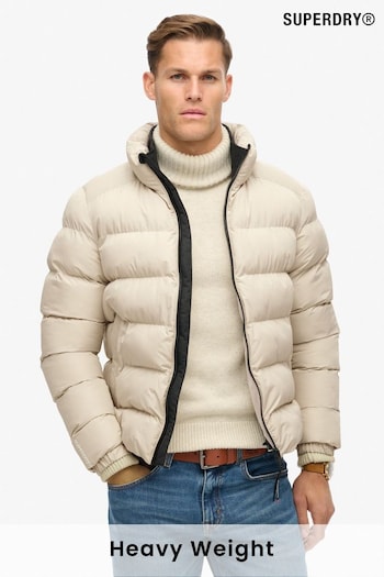 Superdry Chateau Gray Sports Puffer Jacket (672235) | £95