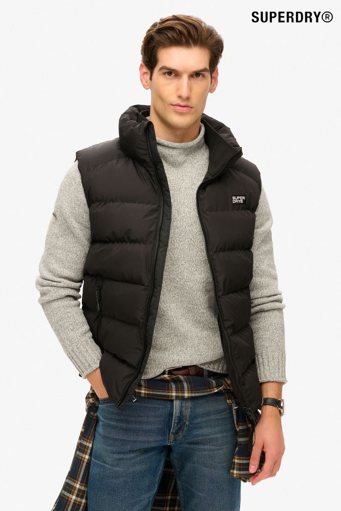 Mens Superdry Gilets Casual Sportswear Gilets Next UK
