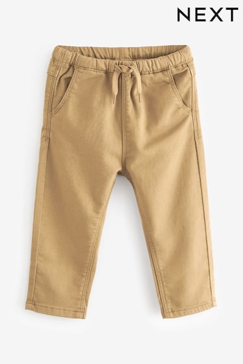Tan Brown Super Soft Pull On Jeans With Stretch (3mths-7yrs) (672773) | £12 - £14
