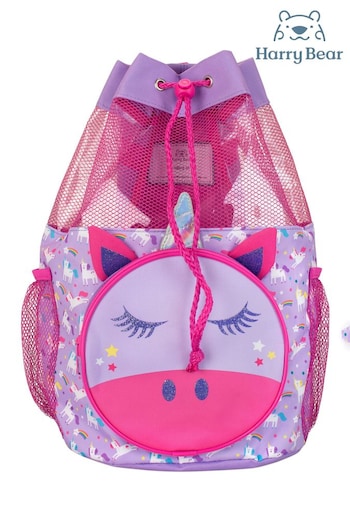 Harry Bear Pink Doraemon Unicorn Swimbag (673103) | £16