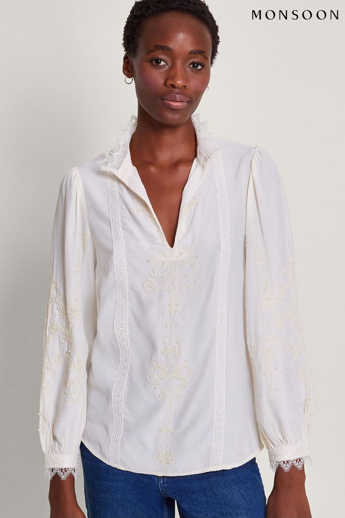 High neck on sale blouse next