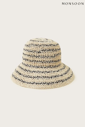 Monsoon Crochet Bucket Hat (674143) | £35