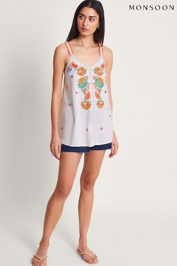 Monsoon Felicity Embroidered Cami (674356) | £45