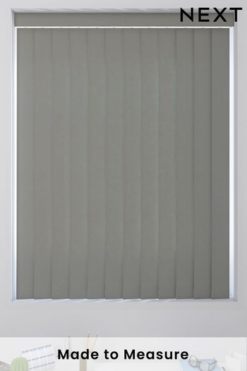 Rock Grey Canvas Made To Measure Vertical Blind (674530) | £21