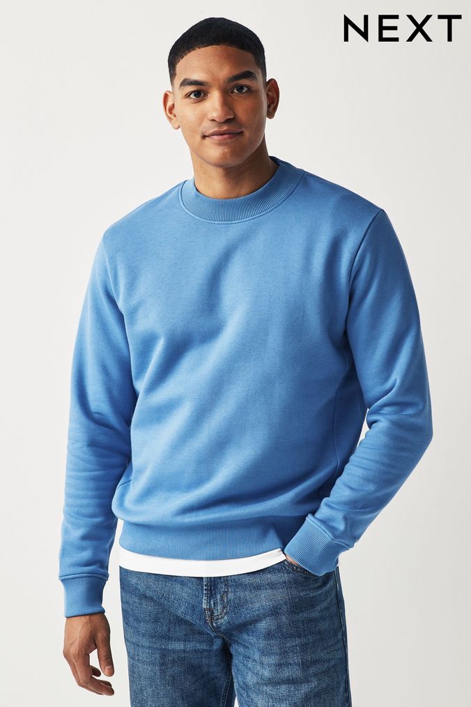 Men s Sweatshirts Zip Neck Crew Neck Sweatshirts Next