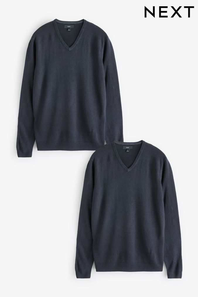 V Neck Jumpers Mens Casual Smart V Neck Jumpers Next UK
