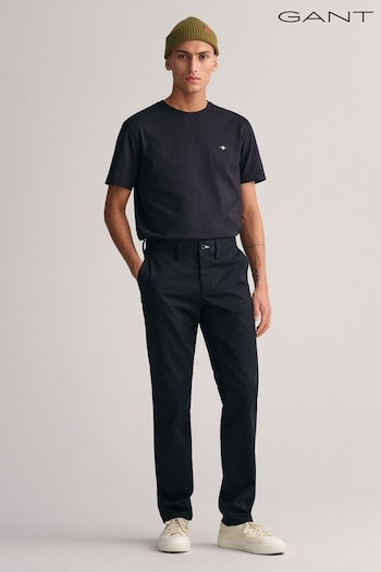 GANT Slim Fit Cotton Twill Chinos Trousers Originals (675419) | £100