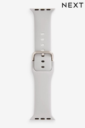 Grey Silicone Watch Strap (675543) | £12