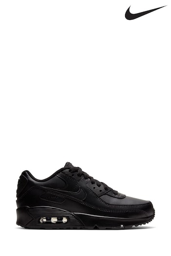 Nike Black Air Max 90 Youth Trainers (675562) | £100