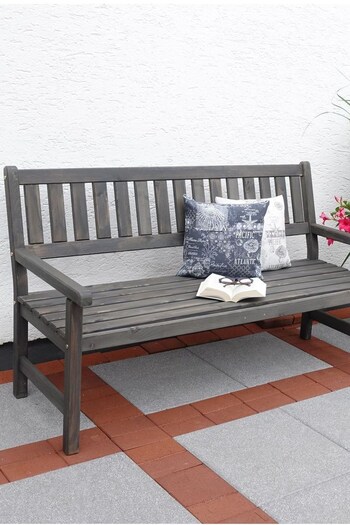 Promex Grey Johanna 3-Seater Garden Bench (675735) | £185