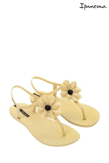 Ipanema Yellow Flora Sandals (676107) | £32