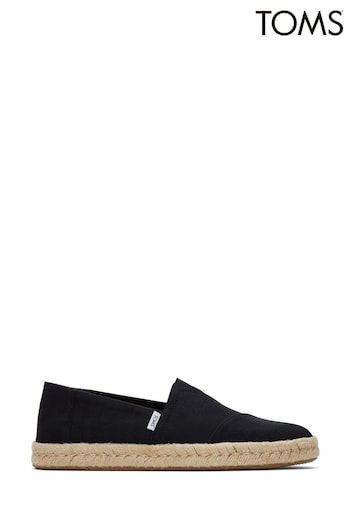 TOMS Black Alpargata Rope 2.0 Shoes (676292) | £60