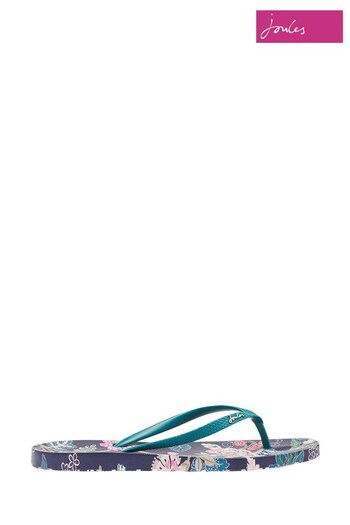 Joules Sunvale Blue New Recycled Flip Flops (676365) | £7.95