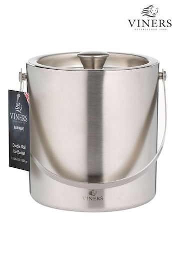 Viners Silver 1.5L Double Walled Ice Bucket (676448) | £22