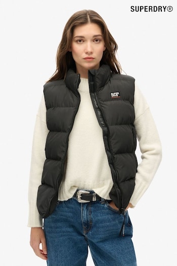 Superdry Black Sports Puffer Gilet (676805) | £85