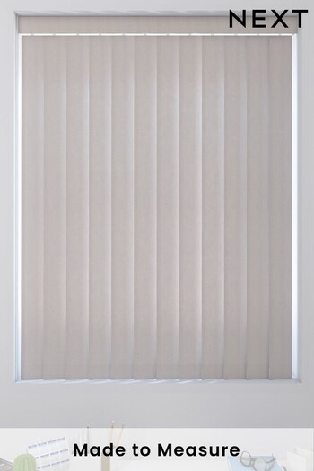 Tropez Grey Canvas Made To Measure Vertical Blind (676875) | £21
