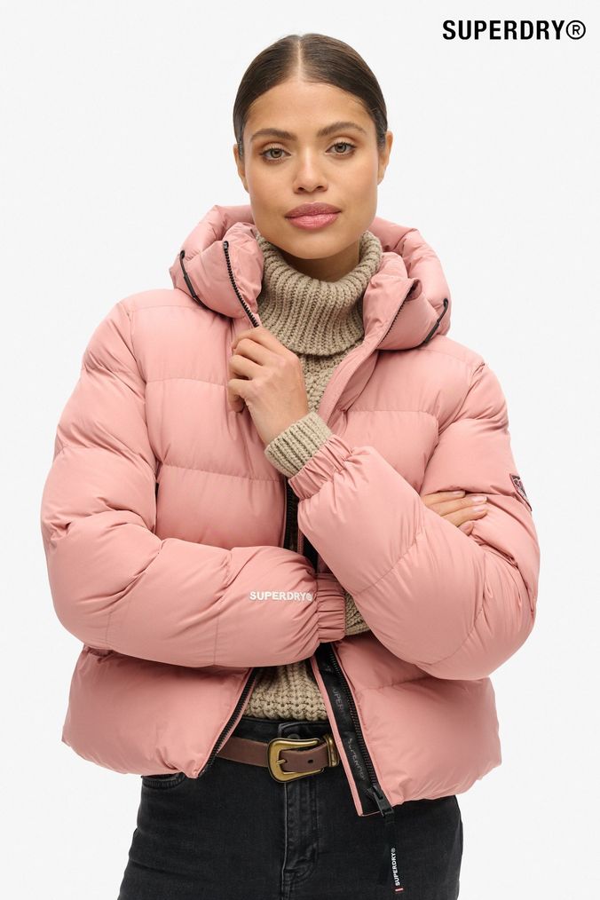 Buy Women s Grey Superdry Coatsandjackets Online Next UK