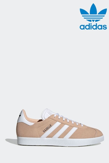 adidas sweat Originals Blush Pink Gazelle Trainers (677344) | £85