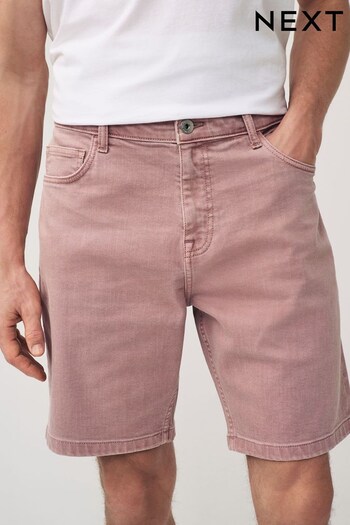 Pink Garment Dye Denim Shorts (677427) | £22