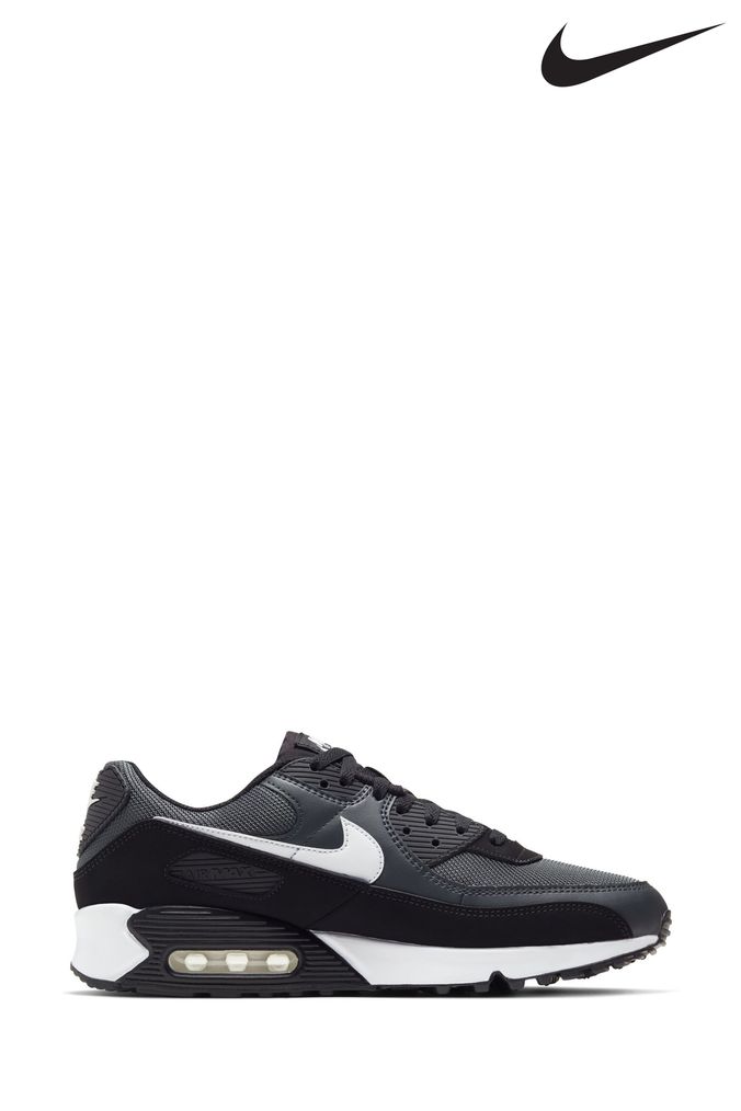 Nike Black/White Air Max 90 Trainers (677813) | £135 - £145