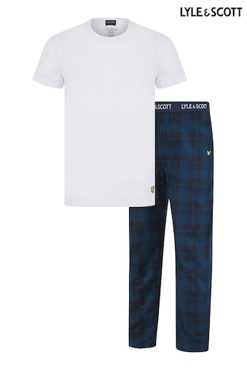 Lyle & Scott Blue Brent Loungewear Set (677820) | £56