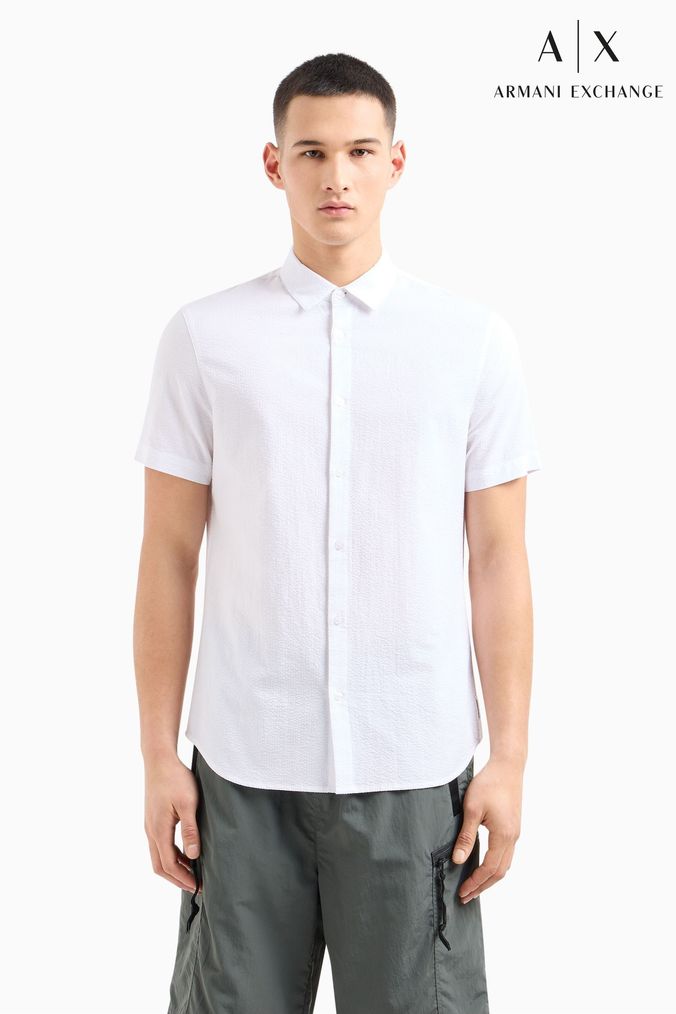 Armani short top sleeve shirts uk