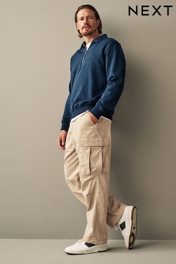 Stone Parachute Relaxed Cargo Trousers (678255) | £28