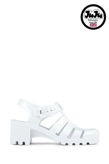Juju Ladies Babe Jelly White Sandals (678294) | £30