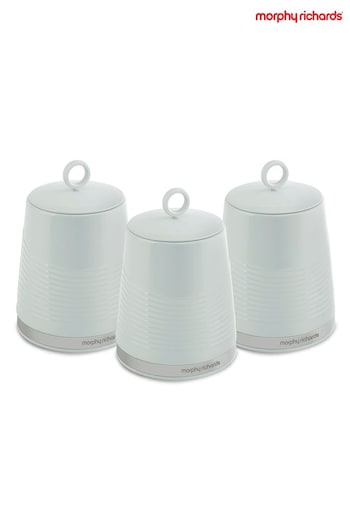 Morphy Richards Set of 3 Green Dune Canisters (678426) | £35