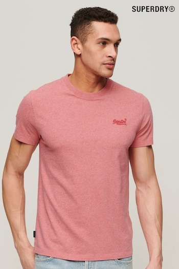 Superdry Pink Vintage Logo Cap Sleeve T-Shirt (678427) | £20