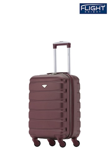 Flight Knight 56x36x23cm 4 Wheel ABS Hard Case Cabin Carry On Hand Black Luggage (678534) | £50