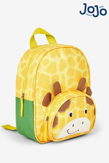 JoJo Maman Bébé Yellow Giraffe Kids Dinosaur Backpack (679569) | £22