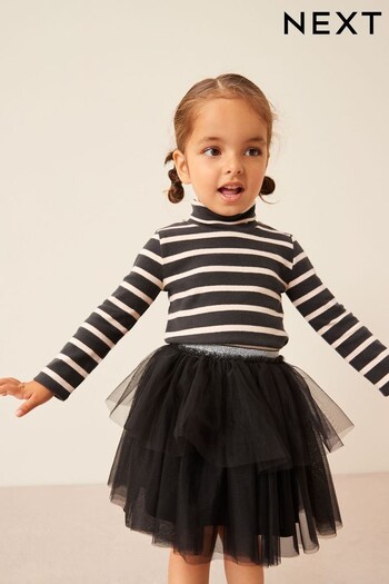 Striped Roll Neck Top (3mths-7yrs) (679856) | £6 - £8