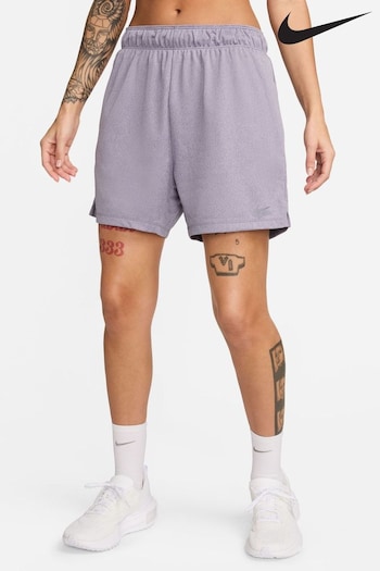 Nike Purple Dri-FIT Attack Mid Rise 5 Inch Shorts (679959) | £28