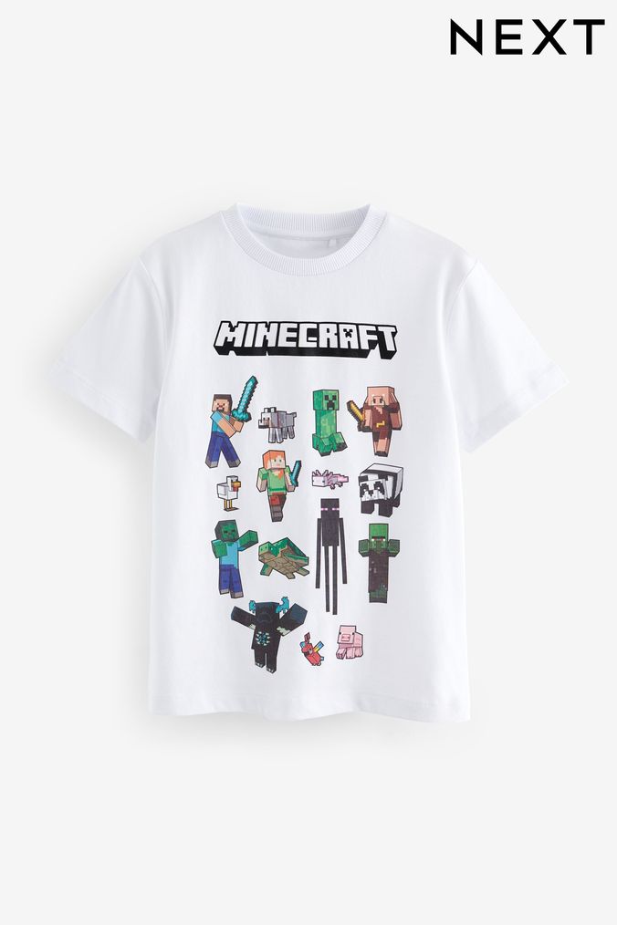 Buy Boys T Shirts Mine Craft Online Next UK