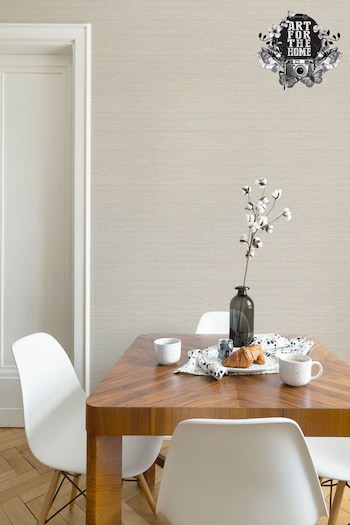 Art For The Home Pearl White Boutique Gilded Texture Wallpaper (680122) | £27