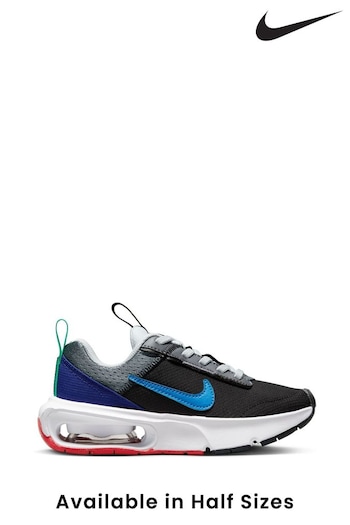 nike blue Black Junior Air Max INTRLK Lite Trainers (680362) | £45