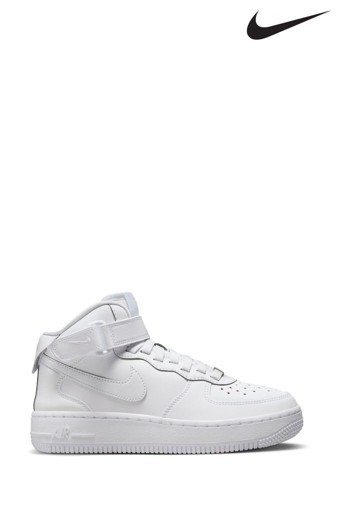 Nike white and black air force 1 jester trainers store