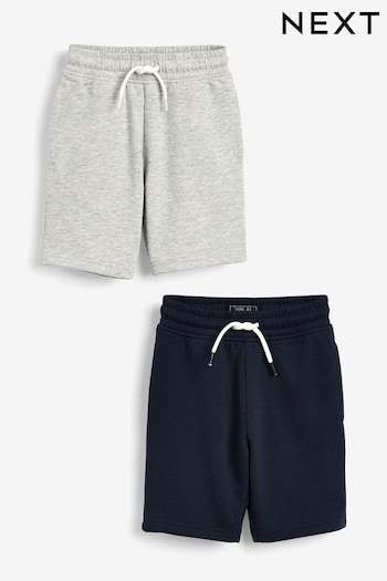 Navy/Grey 2 Pack Swirl Shorts (3-16yrs) (680989) | £12 - £22