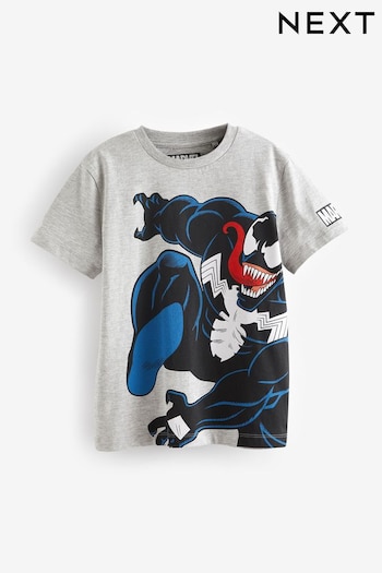 Grey Marvel Venom T-Shirt (3-16yrs) (681186) | £11 - £14