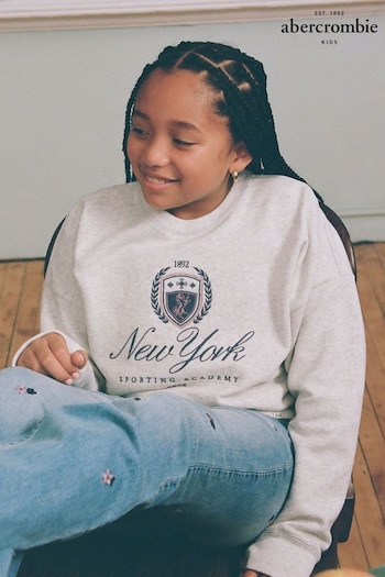 Abercrombie & Fitch Grey New York Sweatshirt (681297) | £29