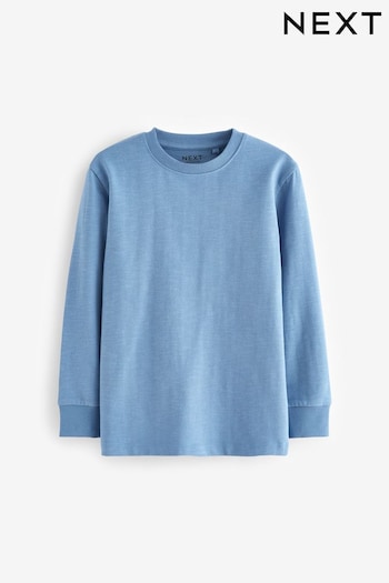 Light Blue Long Sleeve Cosy T-Shirt (3-16yrs) (681756) | £5 - £8