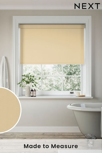Jute Natural Echo Made to Measure Blackout Roller Blind (682288) | £57