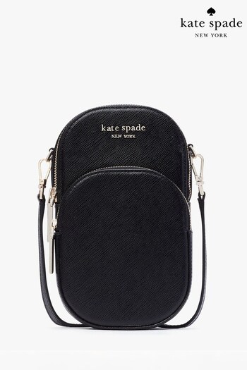 Kate Spade New York Spencer Saffiano Leather Black Crossbody Bag (682543) | £125