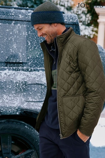Joules Green Maynard Quilted Coat (683029) | £89