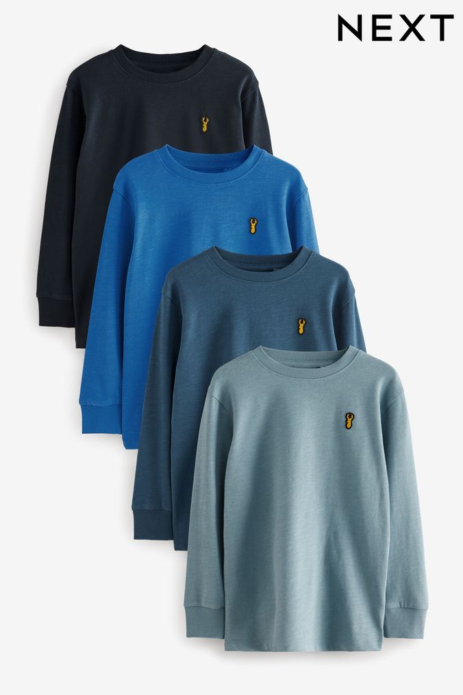 Boys Long Sleeve T Shirts Plain Striped Printed T Shirts Next