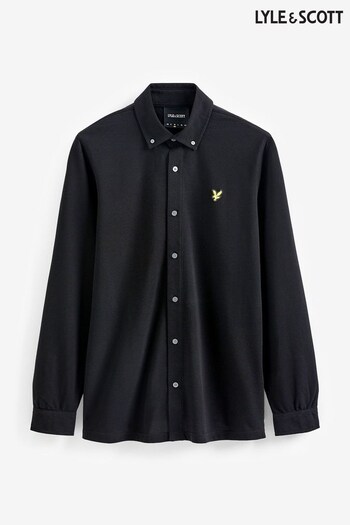 Lyle & Scott Stretch Black Shirt (683320) | £75