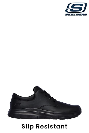 Skechers Shoe Black Flex Advantage Fourche Slip Resistant Work Mens Shoes (683431) | £82