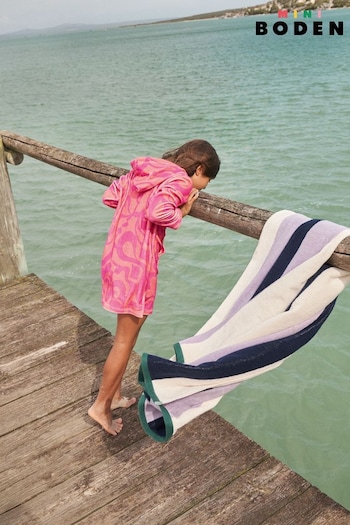 Boden Pink Pattern Towelling Beach Dress (683625) | £27 - £31